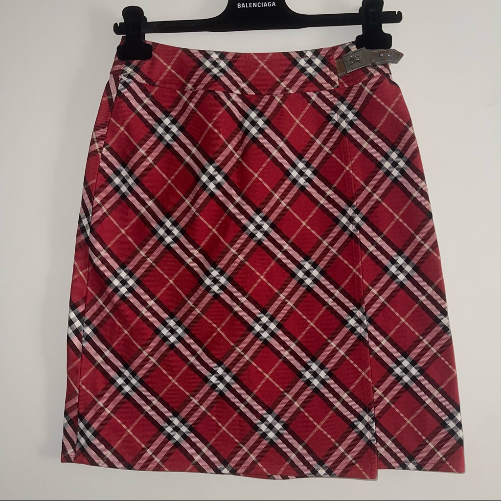 Burberry Plaid Skirt